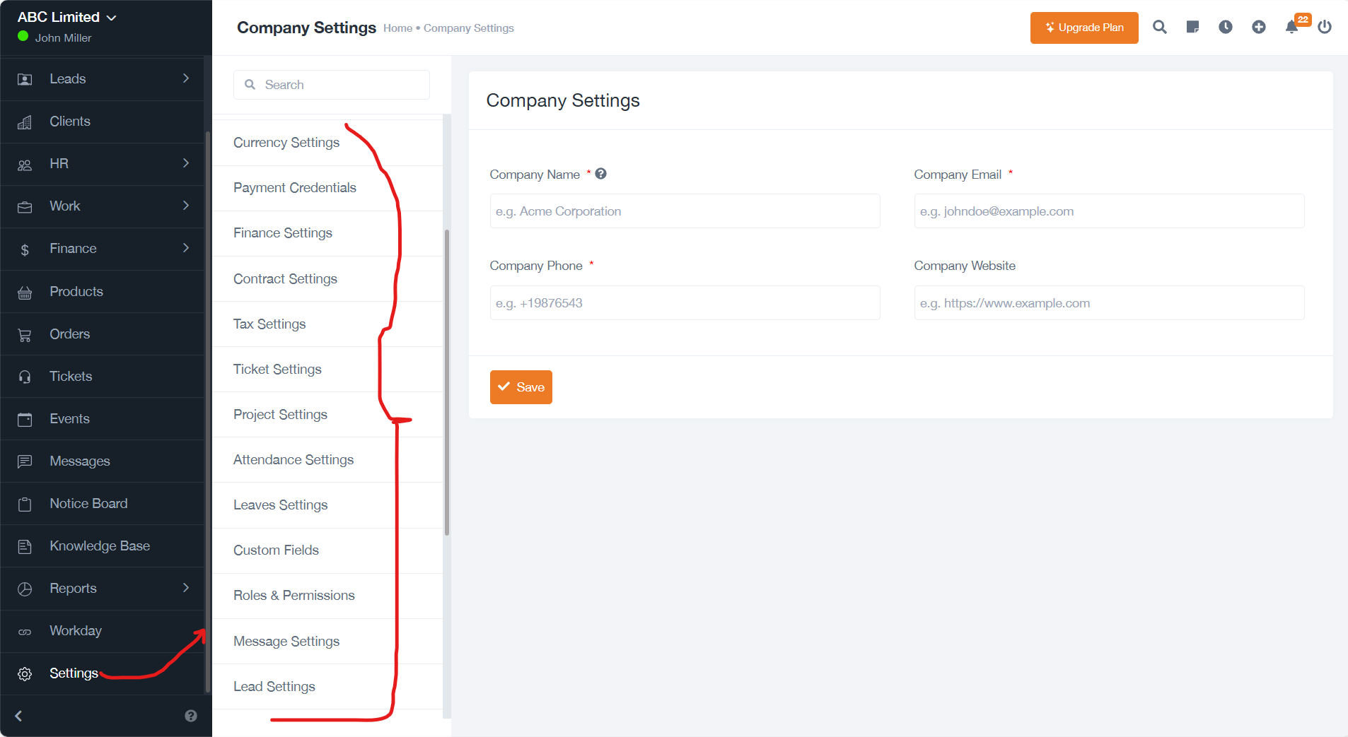 ERPIND - Setting options 02